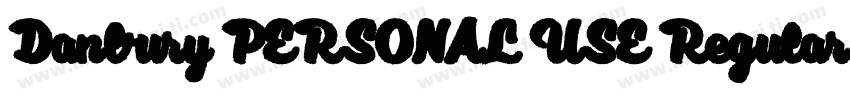 Danbury PERSONAL USE Regular字体转换